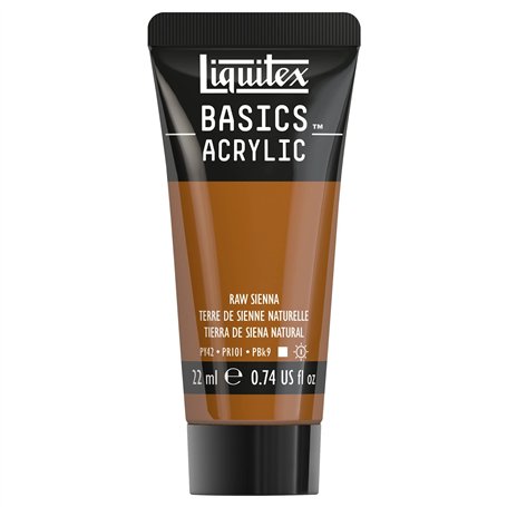 Liquitex Basics Acrylique Tube 22 ml Terre de Sienne Naturelle ROW