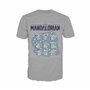 Funko Boxed Tee: Mandalorian - Grogu (The Child, Baby Yoda) on Ship - Large - Star Wars: The Mandalorian S9 - T-Shirt - Vêtement