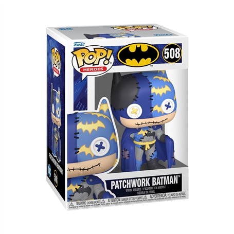 Funko Pop! Animation: ​Patchwork - Batman​ - DC Comics - Figurine en Vinyle à Collectionner - Idée de Cadeau - Produits Officiel