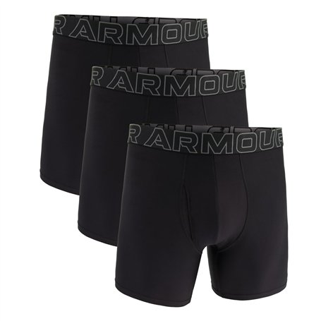 Under Armour Men's Performance Tech 6" 3 Pack Solid Boxer Briefs Boxer Shorts Homme (Lot de 3)