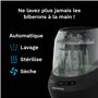 stérilise et sèche automatiquement biberons et accessoires de tire-la