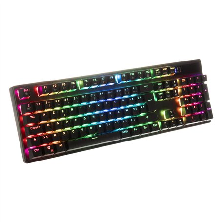 Onlan – CA-240 – Clavier Gamer étendu - 105 Touches – Mécanique Switch Rouge – Anti ghosting Complet N-Key Rollover– Rétro-éclai