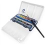 Van Gogh - Aquarelle 12 Demi-Godets set metal + 1 pinceaux