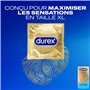 Durex - Lot de 10 préservatifs Nude XL et 12 préservatifs Classic Jeans XL