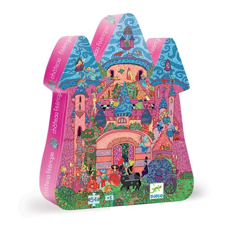 DJECO Puzzle Carton Château Féerique (54 Pièces)