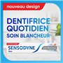 Sensodyne Dentifrice Blanchissant Soin Blancheur, Protéction Complete 24h Contre la Sensibilité Dentaire avec une Action Blanche