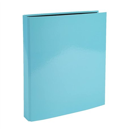 Exacompta - Réf. 51572E - 1 Classeur rigide Aquarel 4 anneaux en D - Diamètre 25 mm - Dos de 4 cm - Dimensions extérieures 31