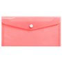 Exacompta - Réf. 35420E - Paquet de 4 pochettes fermeture bouton pression avec rabat - Chromaline Pastel - Dimensions : 32x12cm