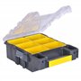 Stanley Fmst1-72378 Boîte Avec Organisateur Gamme FatMax - 6 Compartiments Amovibles - Corps Polypropylène - Étanche - Couvercle