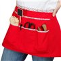 La Cordeline Mixte Tablier de jardin court rouge liberty, Rouge, 2x64x34 cm EU