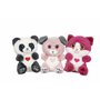 Gipsy Toys – Peluche Panda « CUTYDOOS Love » – 13 CM – Gris Ardoise avec CŒUR Brode - Cadeau St Valentin ET FÊTE des MÈRES