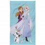 Disney Frozen 2 Azur Serviette de Bain et de Plage 70x120 cm | Velours et Bouclette 100% Coton | Oeko-TEX | Imprimé Enfant Fille