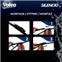 VALEO Silencio Balai d'Essuie-glace - VR259 - Balai d'Essuie-Glace Plat de Haute Performance, Visibilité Supérieure à 360 Degrés