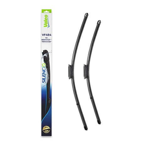 VALEO Silencio Essuie-glace - VF484 - Kit de Balais d'Essuie-glace Plat d'Origine de Haute performance