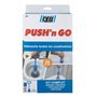 GEB Kit déboucheur express pour canalisation - Pour tout type de bondes - (Contient Push'n Go 200 ml + prolongateur + ventouse)