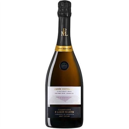 Champagne Paul Louis Martin Cuvée Victorine Brut millésimé - 2019 - Parcelle Le haut Cercet - Bouzy Pur Pinot Noir - Grand Cru -