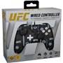 Konix UFC Manette filaire pour Nintendo Switch, Switch OLED et PC - Fonction vibration - Câble 3 m - Noir et blanc