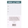 Quo Vadis - Accessoires de TIMER - Recharge BLOC-NOTES pour TIMER 17 - Papier Blanc Clairefontaine - Format 10x17cm