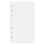 Quo Vadis - Accessoires de TIMER - Recharge BLOC-NOTES pour TIMER 17 - Papier Blanc Clairefontaine - Format 10x17cm