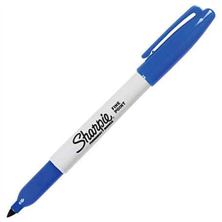 Sharpie Fine Point Pointe fine Bleu marqueur indélébile - Marqueurs indélébiles (Bleu