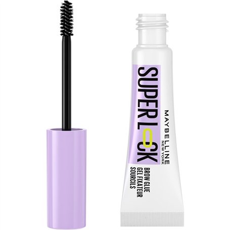 Maybelline New York - Gel Fixateur Sourcils Transparent - Avec Brosse Sculptante - Tenue Extrême 24H - Sans Résidus - Sans Effet