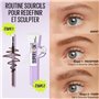 Maybelline New York - Gel Fixateur Sourcils Transparent - Avec Brosse Sculptante - Tenue Extrême 24H - Sans Résidus - Sans Effet