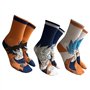 Dragon Ball Z Goku Super Saiyan Lot de 3 paires de chaussettes hautes classiques pour homme et adolescent