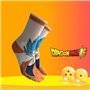 Dragon Ball Z Goku Super Saiyan Lot de 3 paires de chaussettes hautes classiques pour homme et adolescent, taille EU 39/42, oran