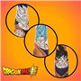 Dragon Ball Z Goku Super Saiyan Lot de 3 paires de chaussettes hautes classiques pour homme et adolescent, taille EU 39/42, oran