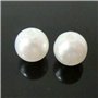 Lot 200 Perles Nacrées Blanc Acrylique Diametre 6 mm - Création Diy