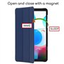 ebestStar - Coque pour Realme Pad Mini 8.7 (2022), Etui Slim Cover, Housse PU Cuir Rabat Magnétique, Bleu Foncé + Verre Trempé