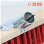 Linxor France ® Balai cantonnier en Bois - 32 cm - Rouge - Norme CE