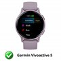 Coque Compatible pour Garmin Vivoactive 5 - Protection Rigide étui Transparent écran Verre trempé Montre connectée Phonillico®