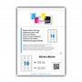 1 800 étiquettes 63.5 x 46.6 mm pour adresse blanches adhésives personnalisables soit 100 feuilles de 18 étiquettes pour imprima