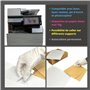 1 800 étiquettes 63.5 x 46.6 mm pour adresse blanches adhésives personnalisables soit 100 feuilles de 18 étiquettes pour imprima