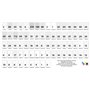 1 800 étiquettes 63.5 x 46.6 mm pour adresse blanches adhésives personnalisables soit 100 feuilles de 18 étiquettes pour imprima