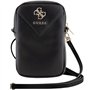 CG MOBILE Guess Bag GUWBZPGSTEGK Triangle Zippé Noir 4G