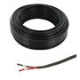 cyclingcolors Câble de remorque 2 Fils 12 / 24V 26A câble électrique 2 conducteurs PVC Noir Caravane Camion Automobile Véhicule