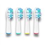 ENS STORE – Têtes de Brosse à Dents Électrique double action – Lot de 16 Recharges Compatibles – Nettoyage Profond