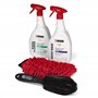 IPONE - Pack Entretien Nettoyage Complet Moto - Cleaning kit - Nettoyant Multi Surfaces Moto Wash 1L + Dégraissant Surpuissant J