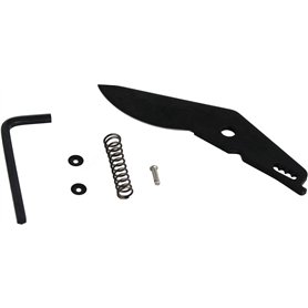 Greentech - Lot de 2 Lames de Rechange pour Sécateur de Jardin à Crémaillère - 2 Ressorts - Accessoires de Montage - Lame et Res Greentech - Lot de 2 Lames de Rechange pour Sécateur de Jardin à Crémaillère - 2 Ressorts - Accessoires de Montage - Lame et Res