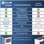 KLIM K9000 | Climatiseur Mobile Silencieux 3 en 1 + NOUVEAUTÉ 2024 + Déshumidificateur + Climatiseur Portable 9000 BTU + Ventila