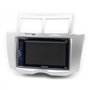Sound-way Kit Montage Autoradio, Cadre Façade 2 DIN Compatible avec Toyota Yaris 2005-2010, Vitz 2005-2010, Platz 2005-2010