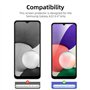 NEW'C Lot de 2, Verre Trempé pour Samsung Galaxy A22 4G (Non pour Samsung A22 5G), Film en Protection écran efficace contre les