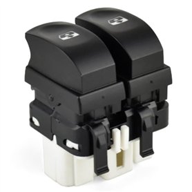 Bouton Interrupteur Commande de lève vitre avant gauche compatible pour Renault Clio III Modus Thalia II Twingo II OEM : 214943A Bouton Interrupteur Commande de lève vitre avant gauche compatible pour Renault Clio III Modus Thalia II Twingo II OEM : 214943A