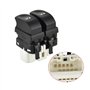 Bouton Interrupteur Commande de lève vitre avant gauche compatible pour Renault Clio III Modus Thalia II Twingo II OEM : 214943A