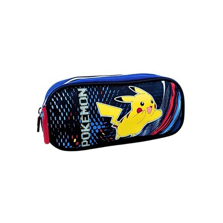 mybagstory - Trousse – Pokémon – Trousse Un Compartiment - Enfant - Ecole - Maternelle - Garderie - Trousse Garcon – Taille 23 c
