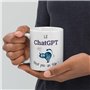 L'Esprit Des Anges Tasse-Mug Cadeau Chat Humour Intelligence Artificielle - Le Chat GPT n'est pas un Félin - Original Amusant Ma