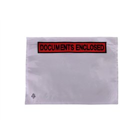 Lot de 30 Pochettes Transparentes 24x18 cm Porte Documents d'Expédition, Bordereau Vinted, Factures ou Bons de Livraison A4 plié Lot de 30 Pochettes Transparentes 24x18 cm Porte Documents d'Expédition