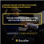 EXOSFER - OBD Protect - Antivol Voiture Universel. Bloque le Piratage OBD2 et la Reprogrammation des Clés. Protection contre le 
